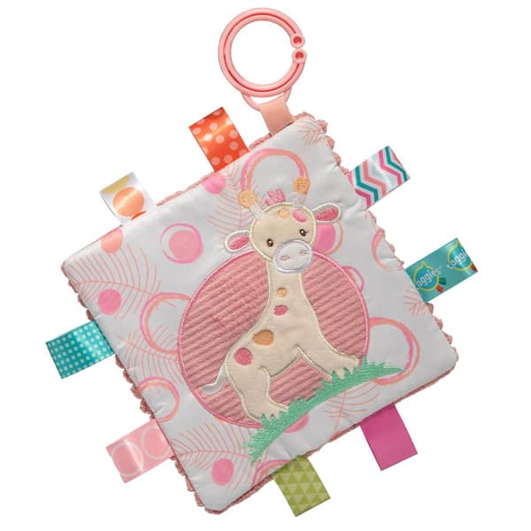 Taggies Tiny Giraffe Crinkle Me Toy - image 