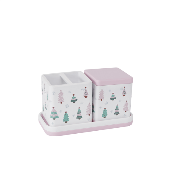Avanti Frosted Fir 3pc. Bath Accessory Set - image 