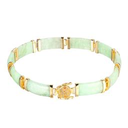 Forever Facets Good Fortune Jade Bangle Bracelet