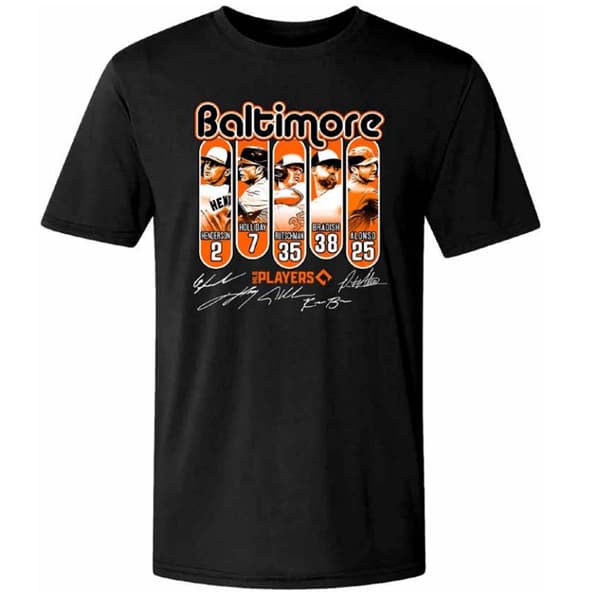 Boys (8-20) Baltimore Top 5 Players Short Sleeve Tee - image 