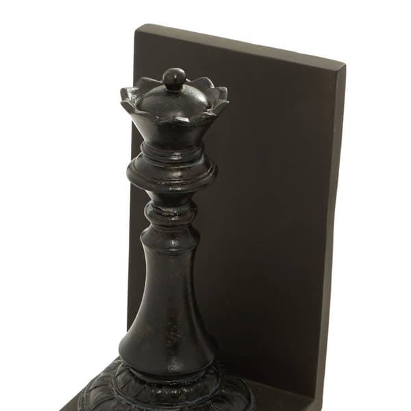9th & Pike&#174; King and Queen Chess Piece Bookend Pair