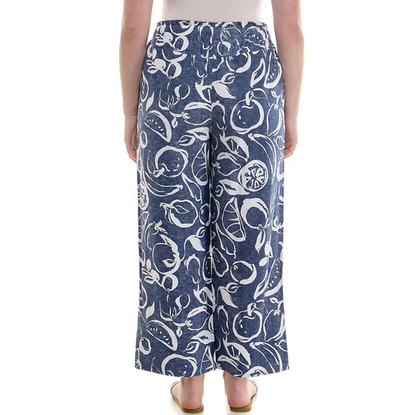 Petite Zac & Rachel Elastic Drawstring Waist Lemon Casual Pants