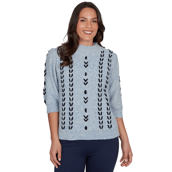Womens Skyes the Limit Urban Heirloom Cable Knit Sweater - image 