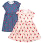 Girls (7-12) Emma & Elsa 2pk. Koala/Strawberry/Gingham Dresses - image 2