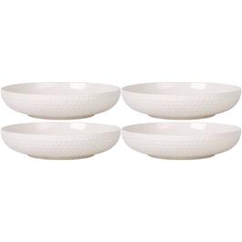 Home Essentials 8in. Hobnail Pasta Bowls - Set of 4