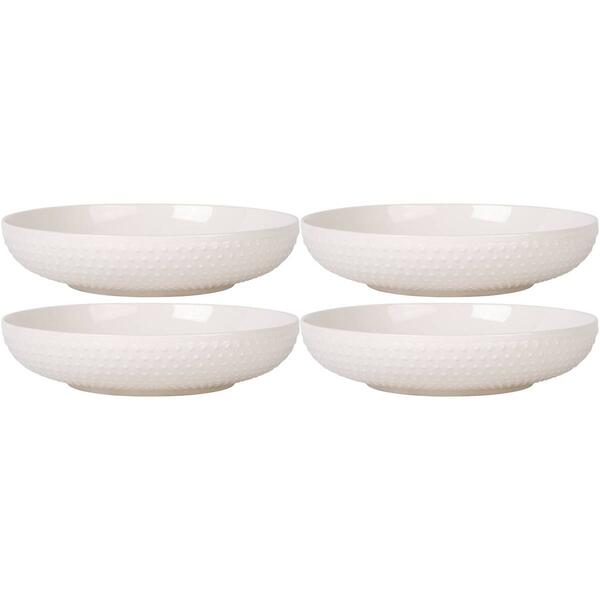 Home Essentials 8in. Hobnail Pasta Bowls - Set of 4 - image 