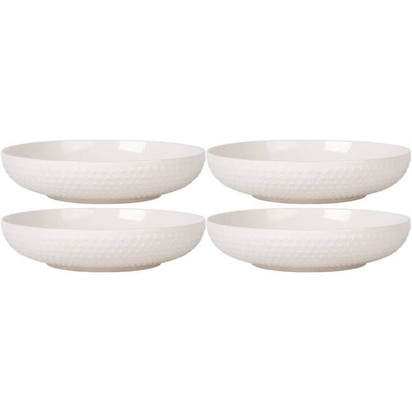 Home Essentials 8in. Hobnail Pasta Bowls - Set of 4 - image 