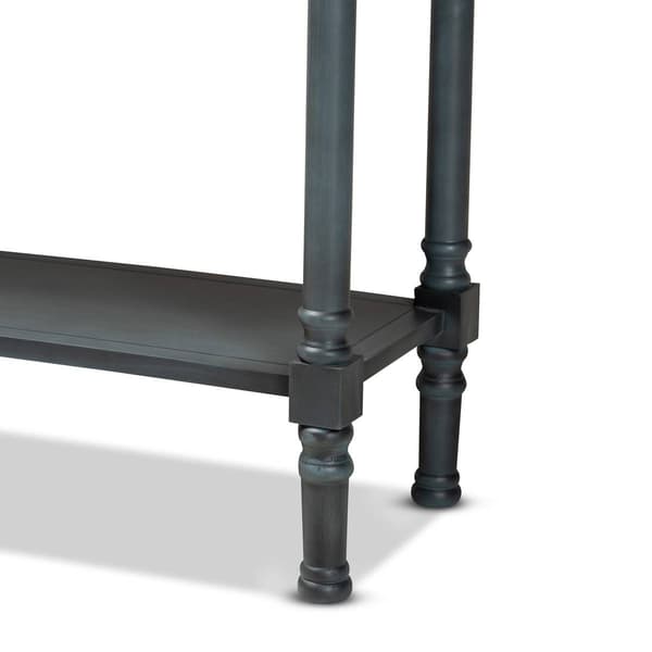 Baxton Studio Garvey French Wood 3-Drawer Entryway Console Table