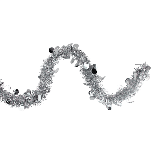 Northlight 50ft. Tinsel & Polka Dot Commercial Christmas Garland