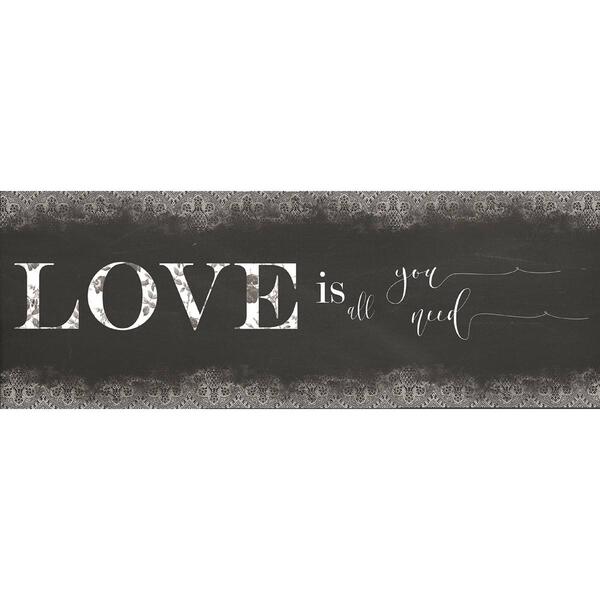 J&V Textiles Cloud Comfort Love is All You Need Kitchen Mat - image 