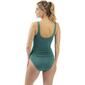 Womens Dolfin&#174; Aquashape Solid Surplice Wrap One Piece Swimsuit - image 2