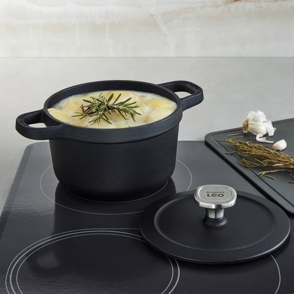BergHOFF Graphite Enameled Cast Iron 8in. Covered Stockpot