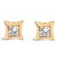 Haus of Brilliance 10kt. Gold 1/5ctw. Diamond Stud Earrings - image 3