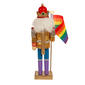 Kurt S. Adler 12in. Wooden Rainbow Pride Nutcracker - image 4