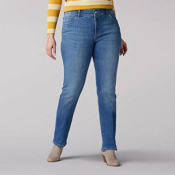 Plus Size Lee&#40;R&#41; Flex Motion Regular Fit Straight Leg Jeans - image 
