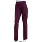 Petite Size Briggs Plaid Pull On Straight Leg Ponte Pants - image 4