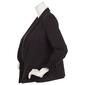 Juniors Leighton Millenium Solid Ruched Sleeve Jacket - image 3