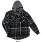 Mens Smith's Sherpa Lined Flannel Shirt Jacket - image 7