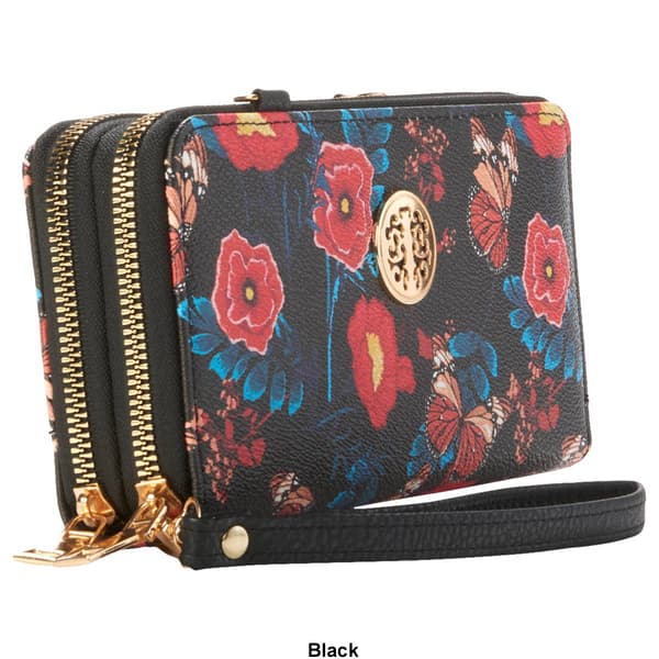 Womens Sasha Butterfly Poppy Wallet On A String