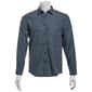 Mens Mountain Ridge Long Sleeve Flannel Shirt - Light Blue - image 1