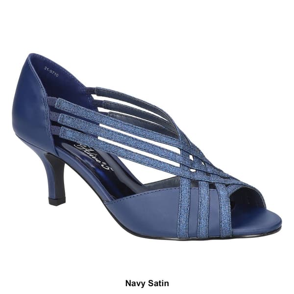 Womens Easy Street Oceana Peep Toe Pumps