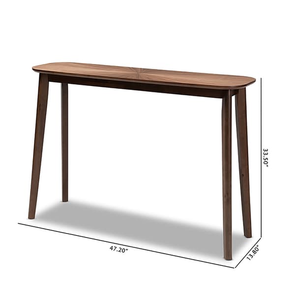 Baxton Studio Wendy Mid-Century Modern Console Table