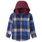 Toddler Boy Carter''s® Plaid Twill Button Down Shirt with Hood - image 2