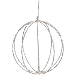 Northlight Seasonal 8in. LED Christmas Hanging Ball Décor