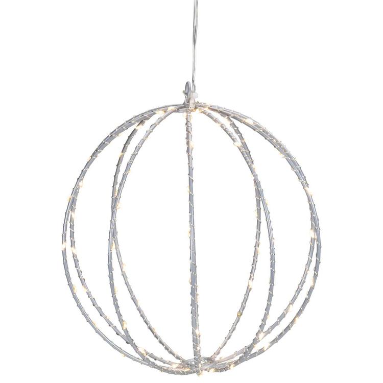 Northlight Seasonal 8in. LED Christmas Hanging Ball Décor