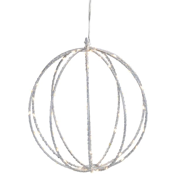 Northlight Seasonal 8in. LED Christmas Hanging Ball D&#233;cor