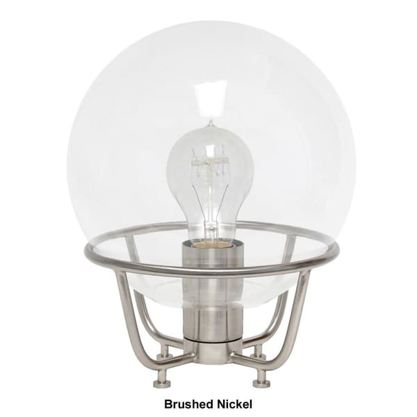 Lalia Home Studio Loft Old World Globe Glass Table Lamp