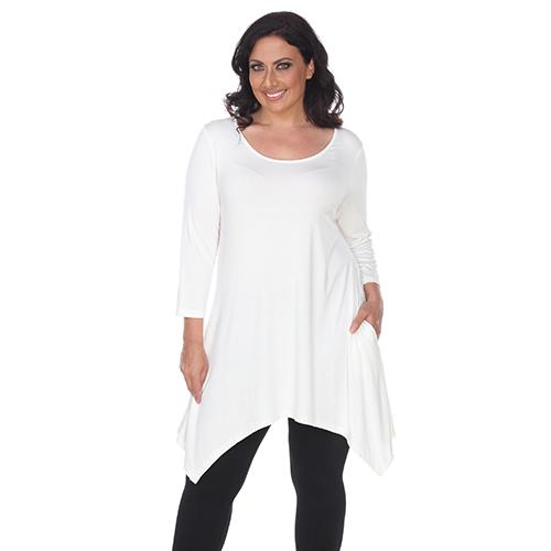 Plus Size White Mark Makayla Tunic