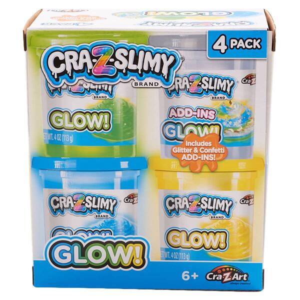 Cra-Z-Art&#40;tm&#41; 4ct. Slimy Glow - image 