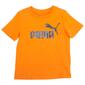Toddler Boy Puma&#40;R&#41; Short Sleeve Marble Text Graphic Tee - image 1
