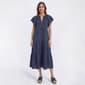 Womens Emma & Michele Flutter Sleeve Tier Midi Dress - image 1