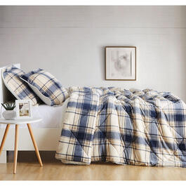 Truly Soft Cuddle Warmth Plaid Comforter Set