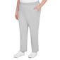 Plus Size Alfred Dunner Casual Vibe Cozy Short Length Slant Pock - image 1