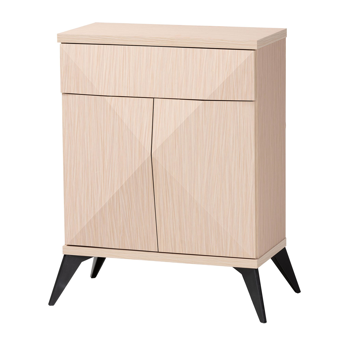 Baxton Studio Draper Mid-Century Modern 2-Door Buffet Cabinet