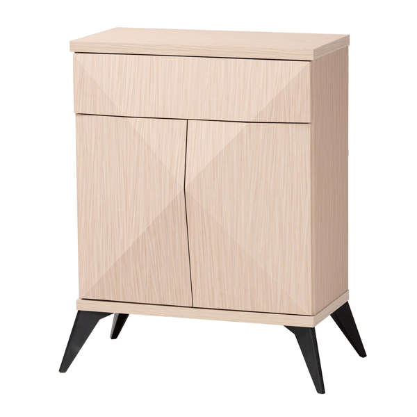 Baxton Studio Draper Mid-Century Modern 2-Door Buffet Cabinet - image 
