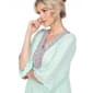 Womens White Mark Elbow Sleeve Embroidered Dress - image 5