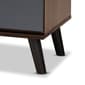 Baxton Studio Roldan Two-Tone Walnut Wood 3-Drawer Bedroom Chest - image 5