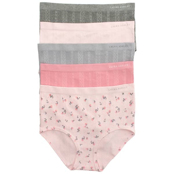 Womens Laura Ashley(R) 5pk Hipster Panties - LS1366-5PKC