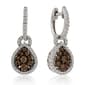 Le Vian(R) 14kt. White Gold 5/8ctw. Diamond Leverback Earrings - image 1