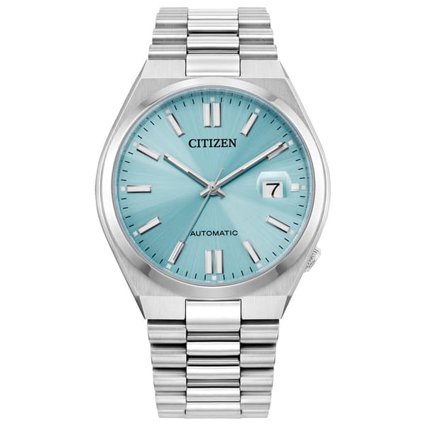 Mens Citizen&#40;R&#41; Tsuyosa Aqua Dial Bracelet Watch - NJ0151-53M - image 