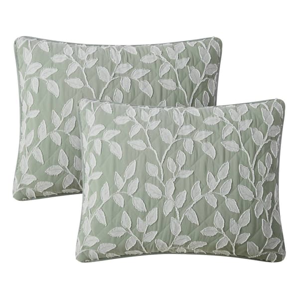 Design Studio Arbor Leaf Clipped Texture Quilt Set