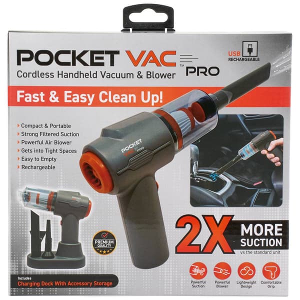 As Seen On TV Pocket Vac Pro - PVACPRO-MC4 - image 