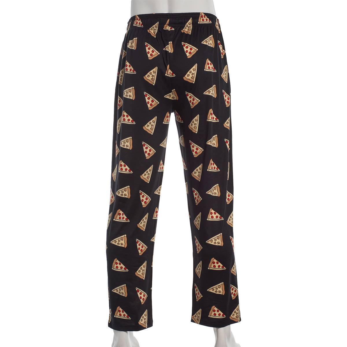 Mens Preswick & Moore® Pizza Drawstring Pajama Pants