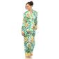 Womens White Mark Two Piece Wildflower Print Pajama Set - image 1