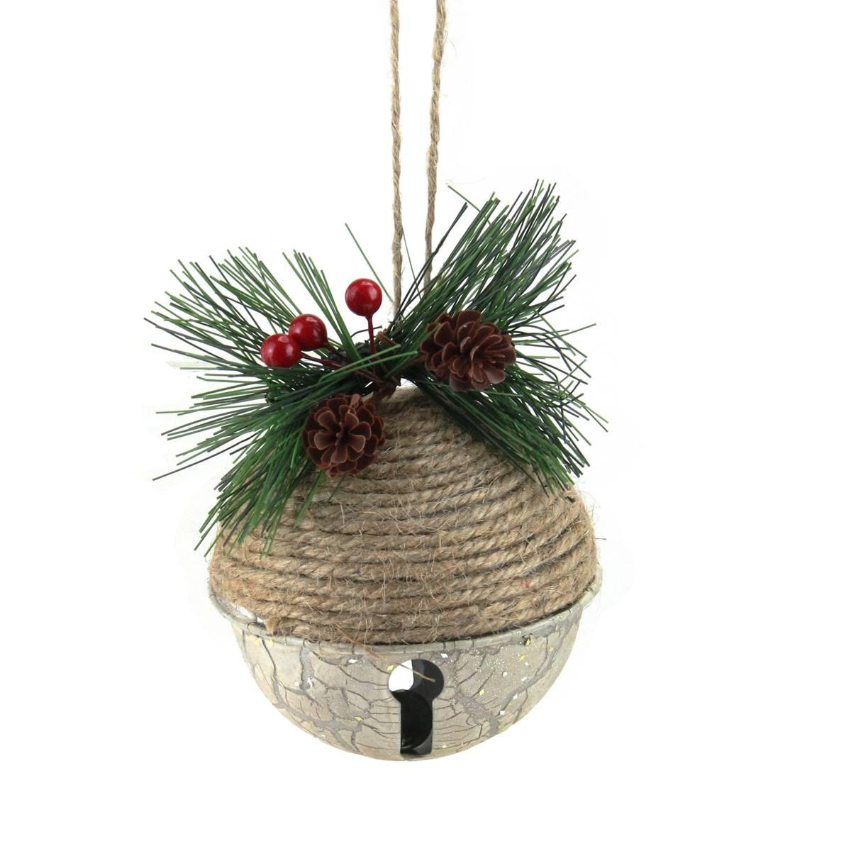 Northlight Seasonal 5in. Rustic Pine and Holly Christmas...