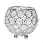 Elegant Designs&#40;tm&#41; Elipse Crystal 3.75in. Circular Decorative Vase - image 1